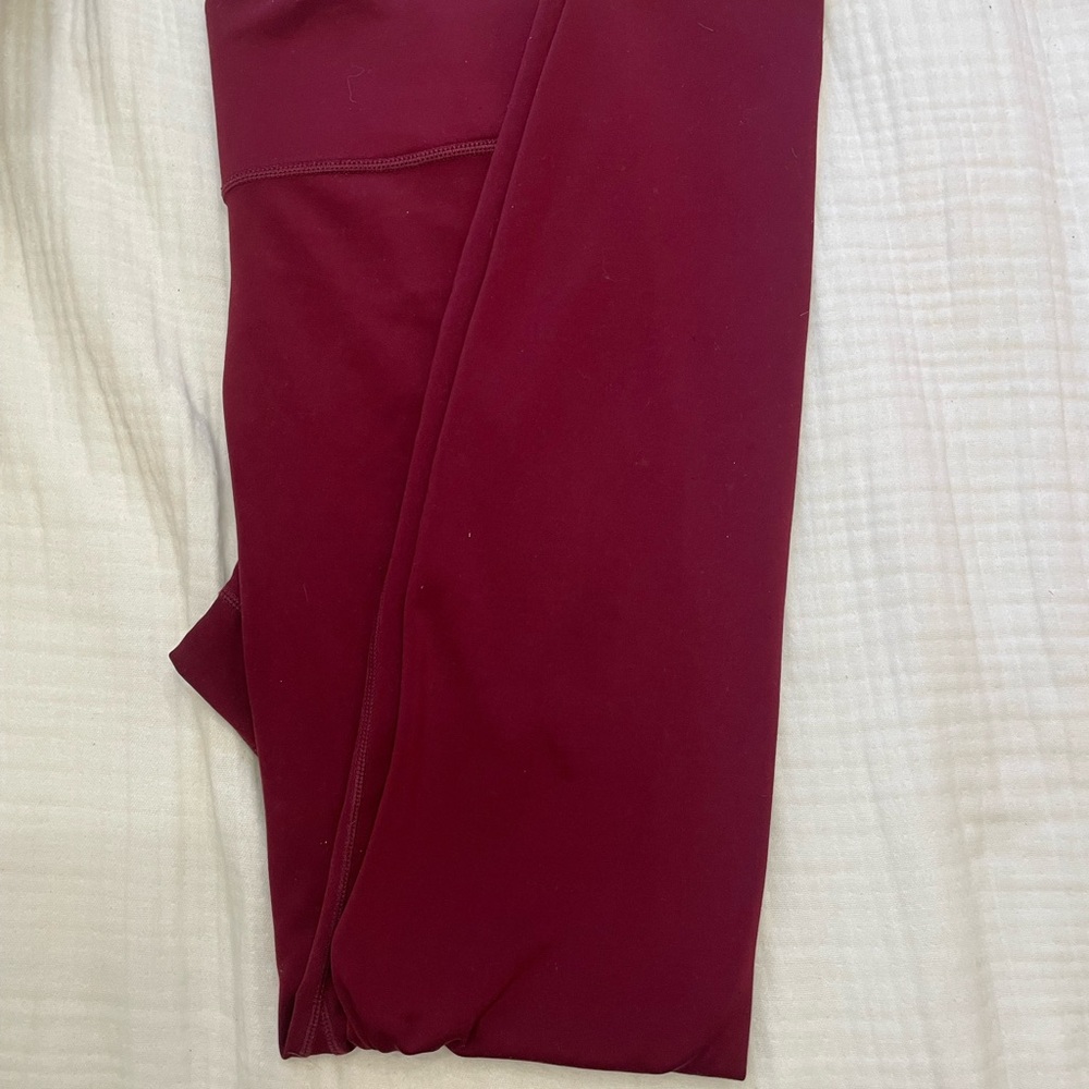 Burgundy Leggings